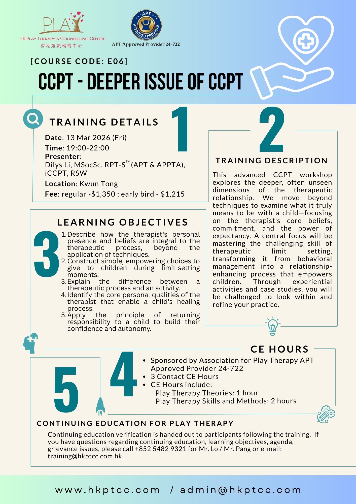 Deeper issue of CCPT